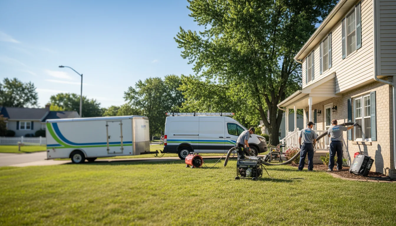 Flooded Basement Restoration And Cleanup With Repair in Wayland, OH near me